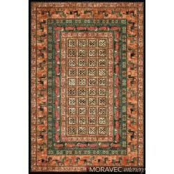 Kusový koberec KASHQAI 4301-500 hnědý