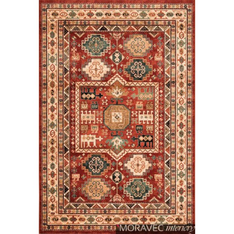 Kusový koberec KASHQAI 4306-300 hnědo-béžový