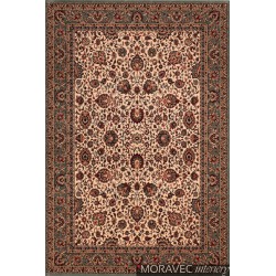 Kusový koberec KASHQAI 4362-101 béžovo-zelený